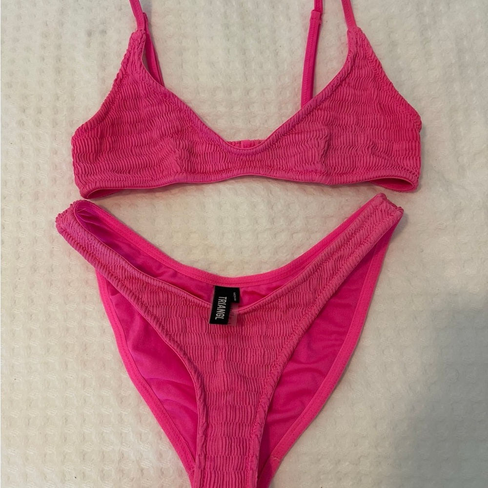 Triangl Swimwear Pink Bikini Set